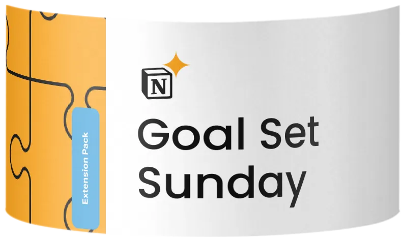 Goal Set Sunday extension pack